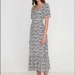 Faithfull The Brand Gabriela Midi Dress size 4 NWT